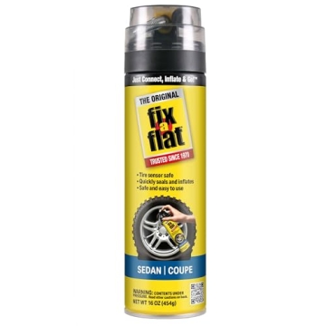 Fix-a-Flat Emergency Tire Repair Inflator Eco-Friendly Solution