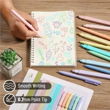 Mr. Pen Dual Tip Highlighters and Gel Pens, 12 Pack