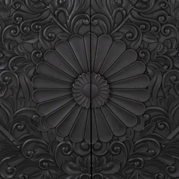 Discover the Elegant PHI VILLA Black Accent Cabinet Today