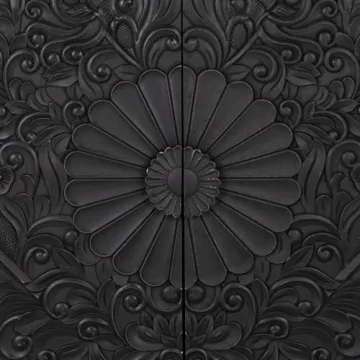 Discover the Elegant PHI VILLA Black Accent Cabinet Today