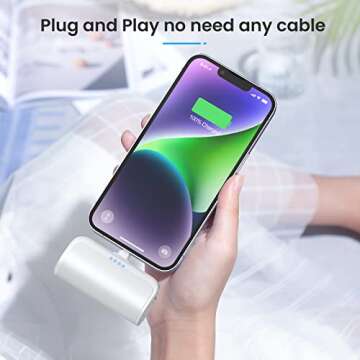 Mini Portable Charger Power Bank for iPhone - 5200mAh