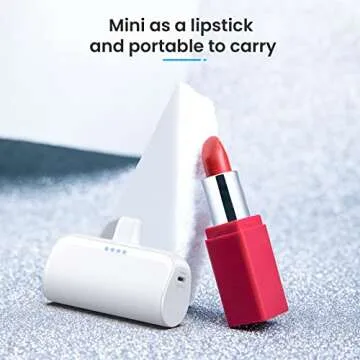 Mini Portable Charger Power Bank for iPhone - 5200mAh