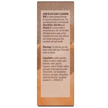 Ambi Skincare Black Soap with Shea Butter - 6 Pack