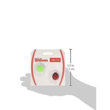 WILSON Vibra Clove-Flame Tennis Dampener for Comfort