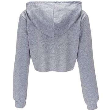 Stylish Moxeay Crop Top Hoodie for Women - Perfect Fit