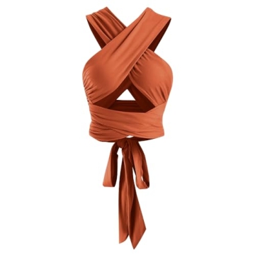 Zaful Ribbed Halter Crop Top - Stylish & Versatile Women's Fashion