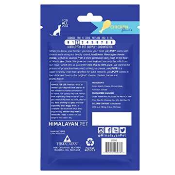 Himalayan Dog Chew Yak Cheese Treats, 100% Natural, Long Lasting, Gluten Free, Healthy & Safe, Lacto...