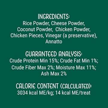 Himalayan Dog Chew Yak Cheese Treats, 100% Natural, Long Lasting, Gluten Free, Healthy & Safe, Lactose & Grain Free, Protein Rich, Chicken Flavor Flavor Crispy Puffed Treat, For All Breeds, 9.9 oz