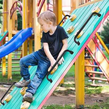 Zonon 6 Pcs Outdoor Safety Playground Handles