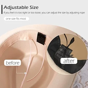 Stylish Gossifan Cowboy Hat for Men and Women - Beige Fedora