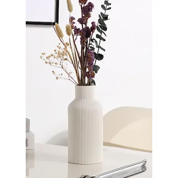 Minimalist Ceramic Flower Vase for Home Decor