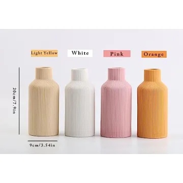 Minimalist Ceramic Flower Vase for Home Decor