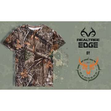 Bell Rangers Camouflage Short Sleeve Tee for All Outdoor Activities