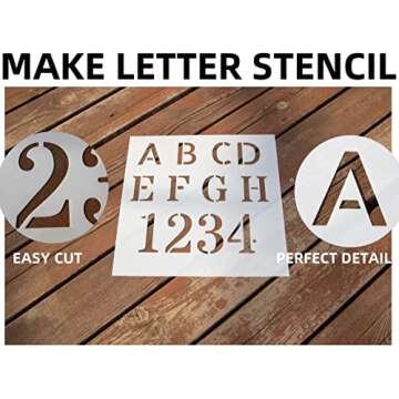 20 Pack 7.5mil Mylar Sheets, 12 X 12 Inch Stencil Paper for Cricut, Laser Cutting, Template Plastic for Quilting, Blank Plastic Sheets for Crafts, Food Grade Mylar Stencil Sheets