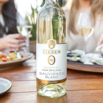 Giesen Non-Alcoholic Sauvignon Blanc - Premium Dealcoholized White Wine from New Zealand