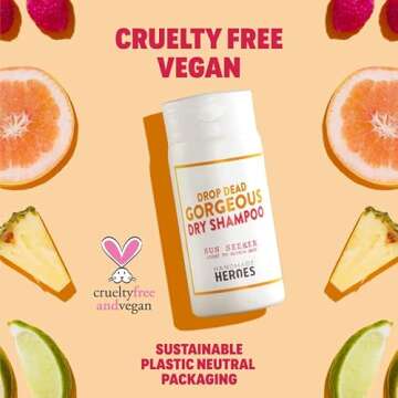 Natural & Vegan Dry Shampoo Powder for Fresh Hair