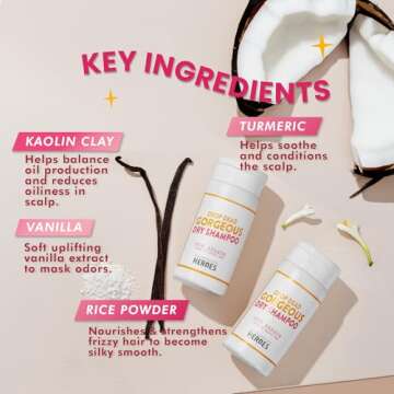 Natural & Vegan Dry Shampoo Powder for Fresh Hair