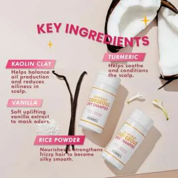 Natural & Vegan Dry Shampoo Powder for Fresh Hair