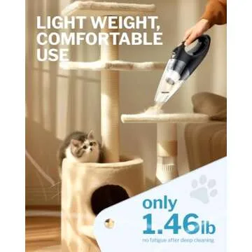 Powools Cordless Handheld Vacuum Cleaner - High Power & Portable