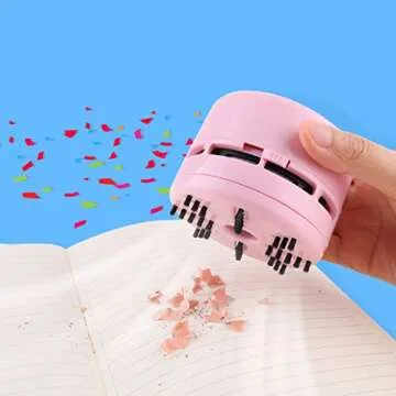 iSuperb Portable Mini Desktop Vacuum Cleaner for Quick Cleanup