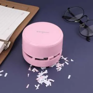 iSuperb Portable Mini Desktop Vacuum Cleaner for Quick Cleanup