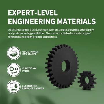 Buy OVERTURE ABS Filament 1.75mm for Reliable Printing