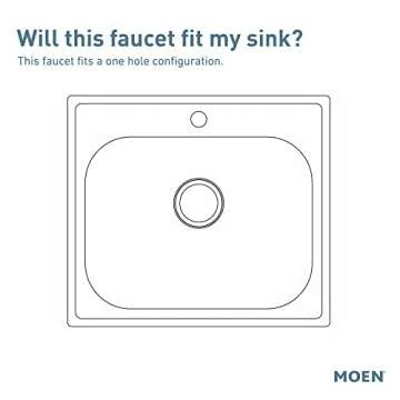 Stylish Moen Weymouth Kitchen Faucet with Power Clean