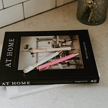 Sweet Water Decor Metal Boss Lady Pen Set - Gifts for Bosses, New Jobs, Graduation, and More - Medium Ballpoint Pens with Black Ink - Refillable Three Piece Pen Set