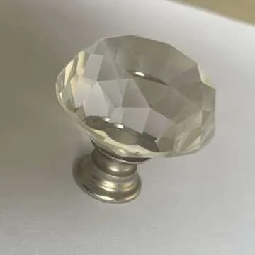 MDPLY Crystal Glass Cabinet Knobs - Elegant & Durable