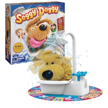 Spin Master Games, Soggy Doggy, The Silly Award-Winning Kids Board Game, for Family Night, Interacti...