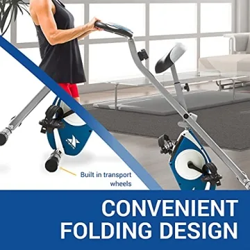 XTERRA Folding Exercise Bike with 225 LB Capacity