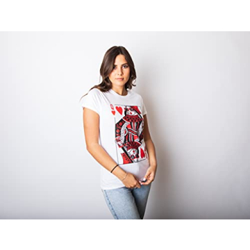 Women’s Vintage Queen of Hearts T-Shirt Cool Cute Tee