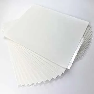 Supreme Icing Sheets 12 Pack Premium Flexible White Frosting Edible Printer Paper Cake Decorating 8.5" x 11" by MeganJDesigns
