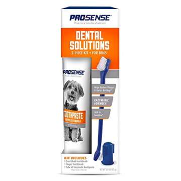 ProSense Dental Solutions for Dogs – 3-Piece Enzymatic Tooth Care Kit