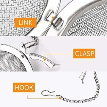 Fu Store Premium Stainless Steel Tea Infusers for Easy Brewing