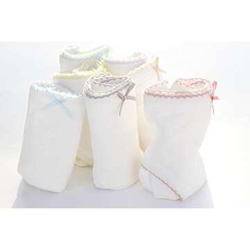 Benetia Kids Soft Cotton Underwear for Girls Age 7-9