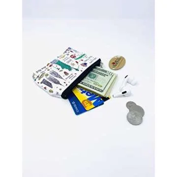 Girls & Women Fashion Cute Classic Elegant New York Souvenir Key Change Holder Pouch Coin Purse (JP-330123C)