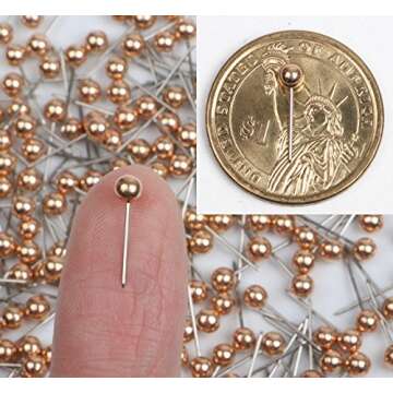 AnMiao Star 100-Count Gold Map Tacks for All Uses