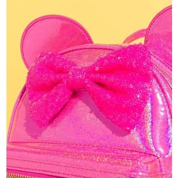 Loungefly Disney Minnie Mouse Sparkle Bag - Chic Pink Purse