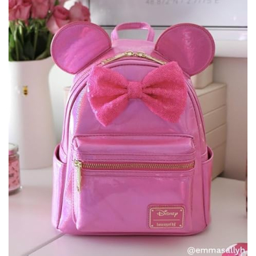 Loungefly Disney Minnie Mouse Sparkle Bag - Chic Pink Purse