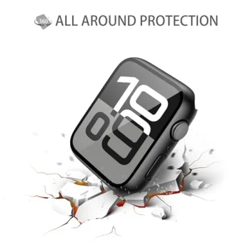 Tempered Glass Case for Apple Watch Series 10 - 2 Pack