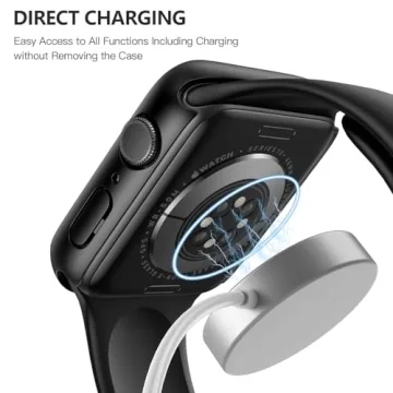 Tempered Glass Case for Apple Watch Series 10 - 2 Pack