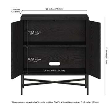 Henn&Hart Brighton Accent Cabinet Stylish Storage Solution