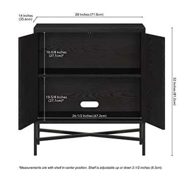 Henn&Hart Brighton Accent Cabinet Stylish Storage Solution