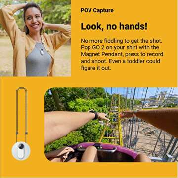 Insta360 GO 2 Mini Action Camera 64GB Bundle with Mount Adapter Compatible with GoPro Mounting Ecosystem (2 Items)