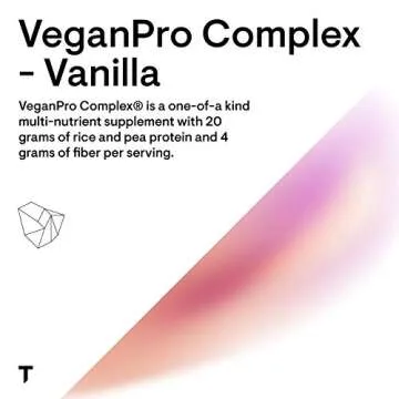 THORNE VeganPro Complex - All-in-One Vegan Protein Powder with Vitamins, Omega-3’s, B12, and Amino Acids - Foundational, Immune and Sports Performance Support - Vanilla Flavor - 24.4 Oz