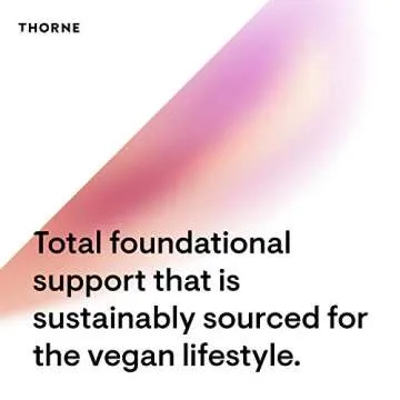 THORNE VeganPro Complex - All-in-One Vegan Protein Powder with Vitamins, Omega-3’s, B12, and Amino Acids - Foundational, Immune and Sports Performance Support - Vanilla Flavor - 24.4 Oz