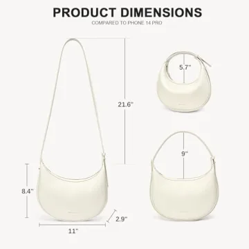 BOSTANTEN Crescent Shoulder Bag in Vegan Leather