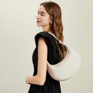BOSTANTEN Crescent Shoulder Bag in Vegan Leather