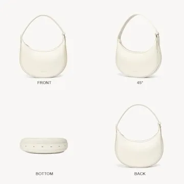 BOSTANTEN Crescent Shoulder Bag in Vegan Leather